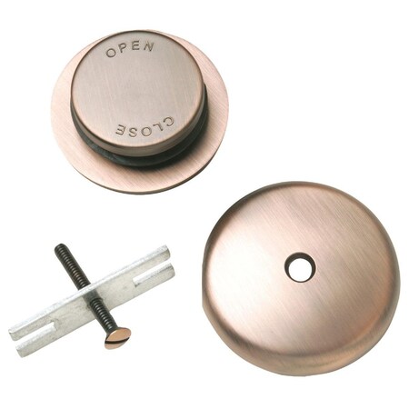 All-Source Foot Lok Stop Venetian Bronze Bath Drain Trim Kit 438798